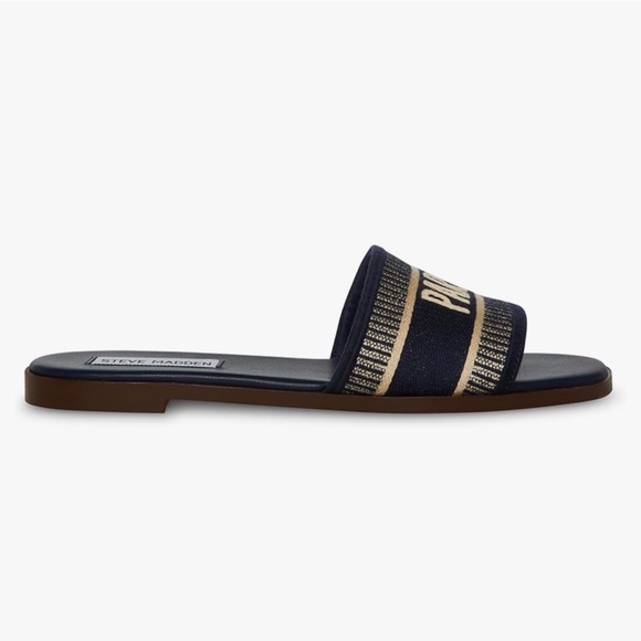 Steve Madden Knox navy multi sandals. Never worn. Original packaging. - Picture 5 of 9